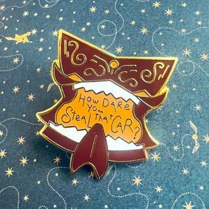 Harry Potter Howler Enamel Pin - How Dare You Steal That Car Weasley